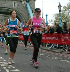 Nicola runs the London Marathon and raises over £4,000